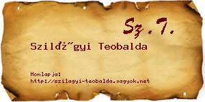 Szilágyi Teobalda névjegykártya